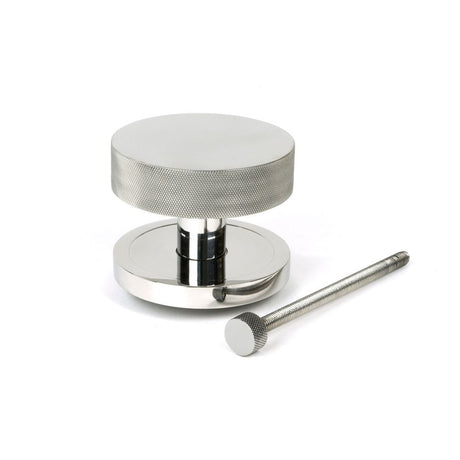 From The Anvil - Polished Marine SS (316) Brompton Centre Door Knob (Plain) | Sku. 46766 | Trade Door Handles.