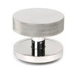 From The Anvil - Polished Marine SS (316) Brompton Centre Door Knob (Plain) | Sku. 46766 | Trade Door Handles.