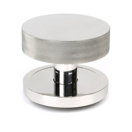 From The Anvil - Polished Marine SS (316) Brompton Centre Door Knob (Plain) | Sku. 46766 | Trade Door Handles.