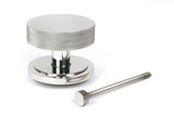 From The Anvil - Polished Marine SS (316) Brompton Centre Door Knob (Art Deco) | Sku. 46767 | Trade Door Handles.