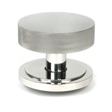From The Anvil - Polished Marine SS (316) Brompton Centre Door Knob (Art Deco) | Sku. 46767 | Trade Door Handles.