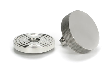 From The Anvil - Polished Marine SS (316) Brompton Centre Door Knob (Beehive) | Sku. 46768 | Trade Door Handles.