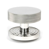 From The Anvil - Polished Marine SS (316) Brompton Centre Door Knob (Beehive) | Sku. 46768 | Trade Door Handles.