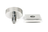 From The Anvil - Polished Marine SS (316) Brompton Centre Door Knob (Square) | Sku. 46769 | Trade Door Handles.