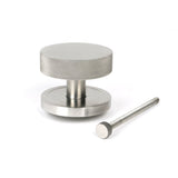 From The Anvil - Satin Marine SS (316) Brompton Centre Door Knob (Plain) | Sku. 46770 | Trade Door Handles.
