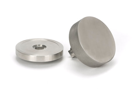 From The Anvil - Satin Marine SS (316) Brompton Centre Door Knob (Plain) | Sku. 46770 | Trade Door Handles.