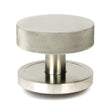 From The Anvil - Satin Marine SS (316) Brompton Centre Door Knob (Plain) | Sku. 46770 | Trade Door Handles.