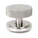 From The Anvil - Satin Marine SS (316) Brompton Centre Door Knob (Art Deco) | Sku. 46771 | Trade Door Handles.