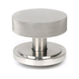 From The Anvil - Satin Marine SS (316) Brompton Centre Door Knob (Art Deco) | Sku. 46771 | Trade Door Handles.