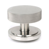 From The Anvil - Satin Marine SS (316) Brompton Centre Door Knob (Art Deco) | Sku. 46771 | Trade Door Handles.
