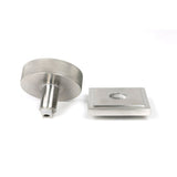 From The Anvil - Satin Marine SS (316) Brompton Centre Door Knob (Square) | Sku. 46773 | Trade Door Handles.