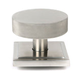 From The Anvil - Satin Marine SS (316) Brompton Centre Door Knob (Square) | Sku. 46773 | Trade Door Handles.