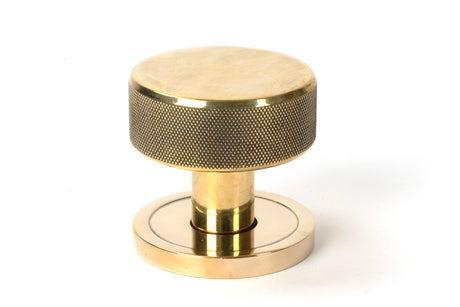 From The Anvil - Aged Brass Brompton Mortice/Rim Knob Set (Plain) | Sku. 46774 | Trade Door Handles.