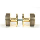 From The Anvil - Aged Brass Brompton Mortice/Rim Knob Set (Plain) | Sku. 46774 | Trade Door Handles.