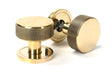 From The Anvil - Aged Brass Brompton Mortice/Rim Knob Set (Plain) | Sku. 46774 | Trade Door Handles.