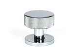 From The Anvil - Polished Chrome Brompton Mortice/Rim Knob Set (Plain) | Sku. 46778 | Trade Door Handles.