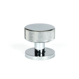 From The Anvil - Polished Chrome Brompton Mortice/Rim Knob Set (Plain) | Sku. 46778 | Trade Door Handles.