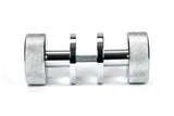 From The Anvil - Polished Chrome Brompton Mortice/Rim Knob Set (Plain) | Sku. 46778 | Trade Door Handles.
