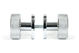 From The Anvil - Polished Chrome Brompton Mortice/Rim Knob Set (Beehive) | Sku. 46780 | Trade Door Handles.