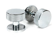 From The Anvil - Polished Chrome Brompton Mortice/Rim Knob Set (Beehive) | Sku. 46780 | Trade Door Handles.