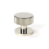 From The Anvil - Polished Nickel Brompton Mortice/Rim Knob Set (Plain) | Sku. 46782 | Trade Door Handles.