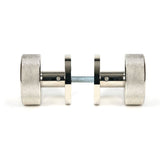 From The Anvil - Polished Nickel Brompton Mortice/Rim Knob Set (Plain) | Sku. 46782 | Trade Door Handles.