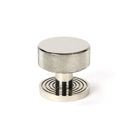 From The Anvil - Polished Nickel Brompton Mortice/Rim Knob Set (Beehive) | Sku. 46784 | Trade Door Handles.