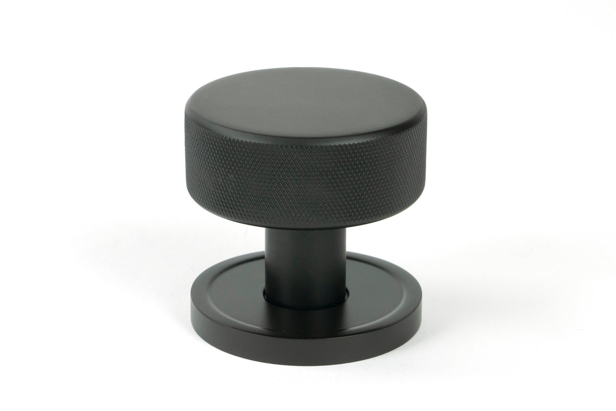From The Anvil - Aged Bronze Brompton Mortice/Rim Knob Set (Plain) | Sku. 46786 | Trade Door Handles.