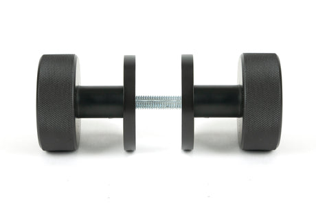 From The Anvil - Aged Bronze Brompton Mortice/Rim Knob Set (Plain) | Sku. 46786 | Trade Door Handles.