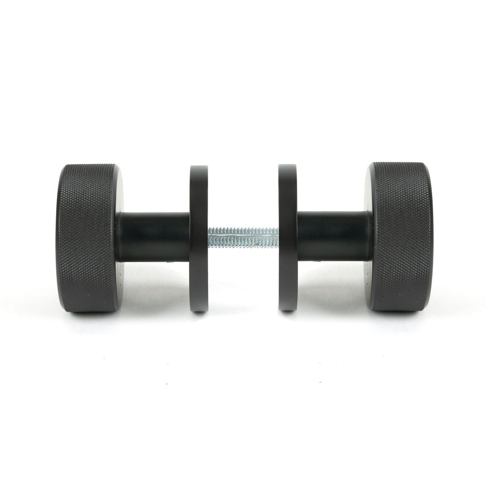 From The Anvil - Aged Bronze Brompton Mortice/Rim Knob Set (Plain) | Sku. 46786 | Trade Door Handles.