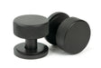 From The Anvil - Aged Bronze Brompton Mortice/Rim Knob Set (Art Deco) | Sku. 46787 | Trade Door Handles.