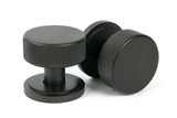 From The Anvil - Aged Bronze Brompton Mortice/Rim Knob Set (Art Deco) | Sku. 46787 | Trade Door Handles.