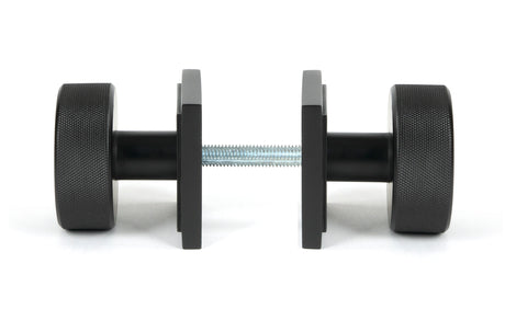 From The Anvil - Aged Bronze Brompton Mortice/Rim Knob Set (Square) | Sku. 46789 | Trade Door Handles.