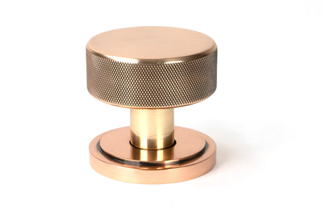 From The Anvil - Polished Bronze Brompton Mortice/Rim Knob Set (Art Deco) | Sku. 46791 | Trade Door Handles.