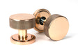 From The Anvil - Polished Bronze Brompton Mortice/Rim Knob Set (Art Deco) | Sku. 46791 | Trade Door Handles.