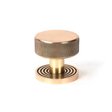 From The Anvil - Polished Bronze Brompton Mortice/Rim Knob Set (Beehive) | Sku. 46792 | Trade Door Handles.