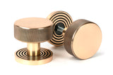 From The Anvil - Polished Bronze Brompton Mortice/Rim Knob Set (Beehive) | Sku. 46792 | Trade Door Handles.