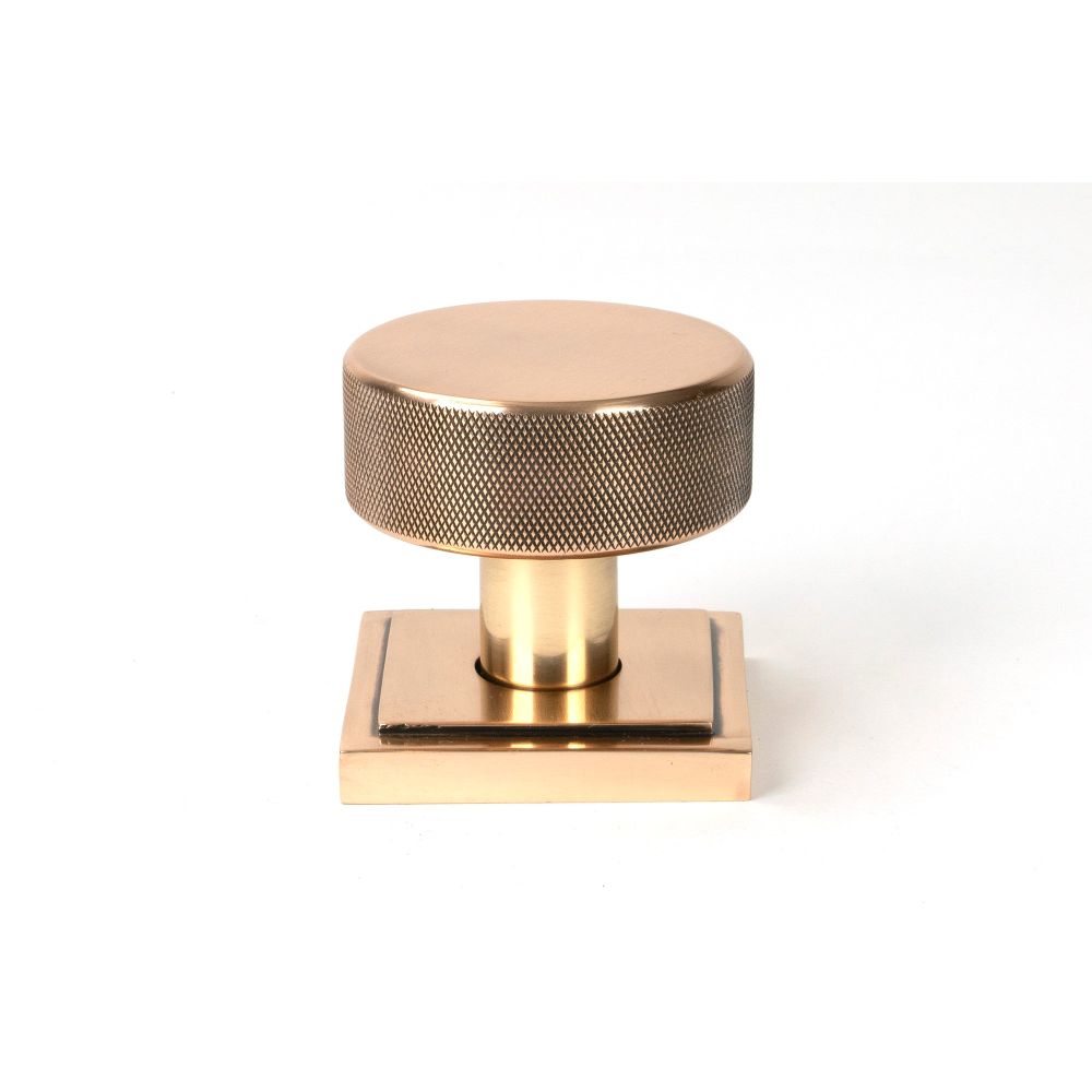 From The Anvil - Polished Bronze Brompton Mortice/Rim Knob Set (Square) | Sku. 46793 | Trade Door Handles.