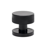 From The Anvil - Black Brompton Mortice/Rim Knob Set (Plain) | Sku. 46794 | Trade Door Handles.