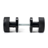 From The Anvil - Black Brompton Mortice/Rim Knob Set (Plain) | Sku. 46794 | Trade Door Handles.
