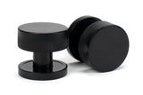 From The Anvil - Black Brompton Mortice/Rim Knob Set (Plain) | Sku. 46794 | Trade Door Handles.