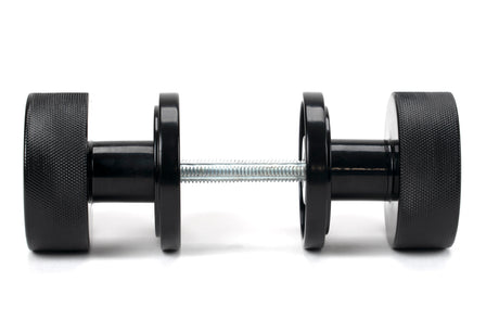 From The Anvil - Black Brompton Mortice/Rim Knob Set (Art Deco) | Sku. 46795 | Trade Door Handles.