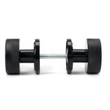 From The Anvil - Black Brompton Mortice/Rim Knob Set (Art Deco) | Sku. 46795 | Trade Door Handles.