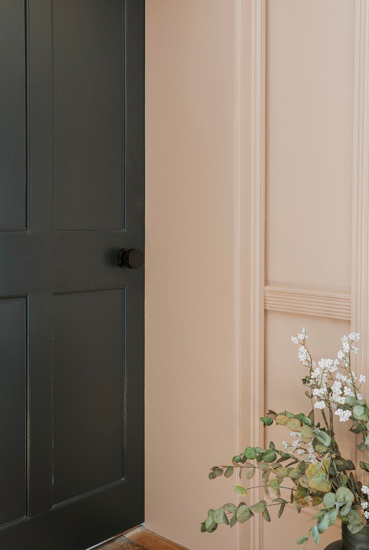 From The Anvil - Black Brompton Mortice/Rim Knob Set (Art Deco) | Sku. 46795 | Trade Door Handles.