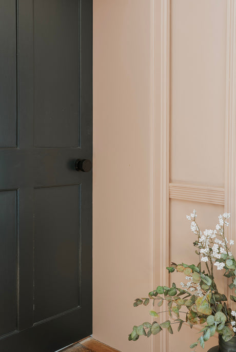 From The Anvil - Black Brompton Mortice/Rim Knob Set (Art Deco) | Sku. 46795 | Trade Door Handles.