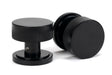From The Anvil - Black Brompton Mortice/Rim Knob Set (Art Deco) | Sku. 46795 | Trade Door Handles.