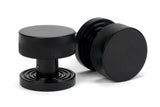 From The Anvil - Black Brompton Mortice/Rim Knob Set (Beehive) | Sku. 46796 | Trade Door Handles.