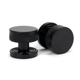 From The Anvil - Black Brompton Mortice/Rim Knob Set (Beehive) | Sku. 46796 | Trade Door Handles.