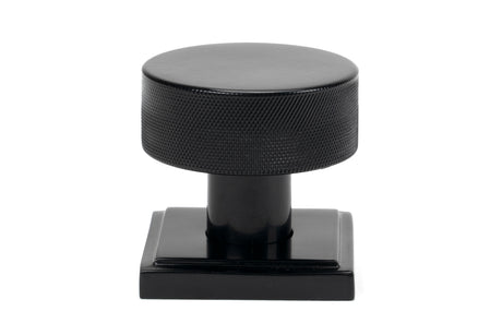 From The Anvil - Black Brompton Mortice/Rim Knob Set (Square) | Sku. 46797 | Trade Door Handles.