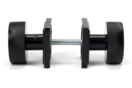 From The Anvil - Black Brompton Mortice/Rim Knob Set (Square) | Sku. 46797 | Trade Door Handles.